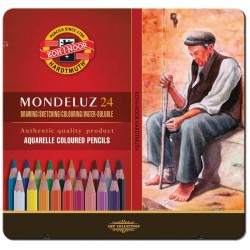 Акварельные карандаши 24 цвета Mondeluz, артикул 3724024001PL